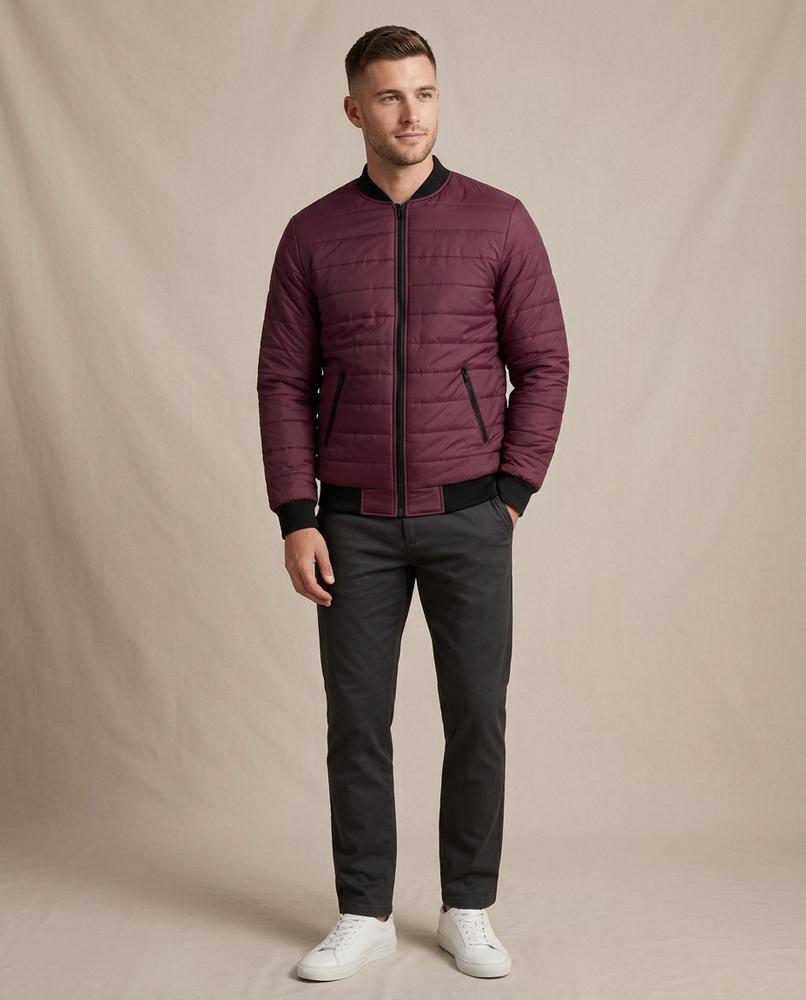 Lands Fashion - Euluv | Quilted Padded Jacket Men