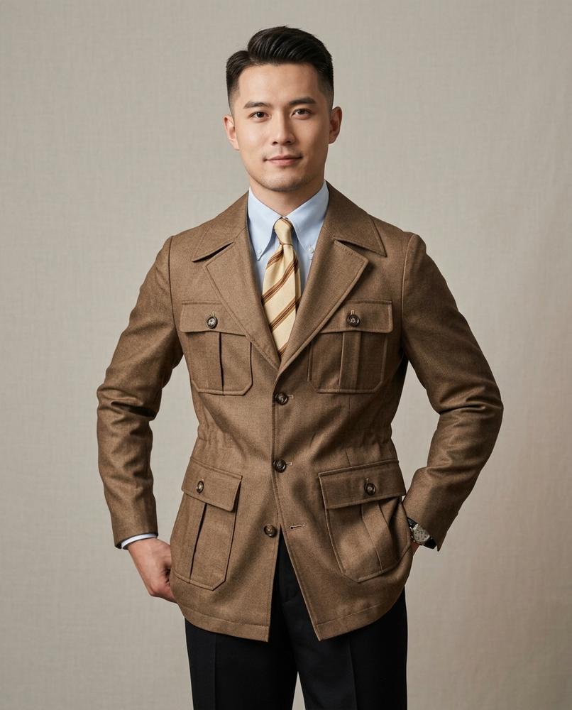 Lands Fashion - Yozuk | Four-Pocket Tailored Jacket Men
