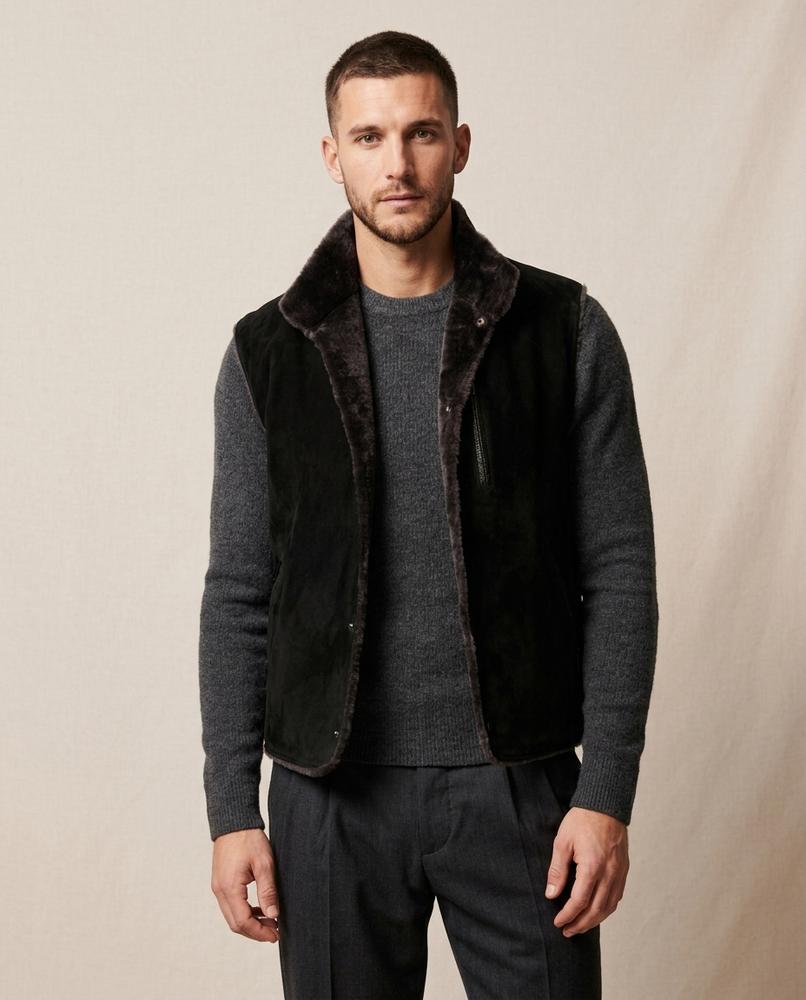 Lands Fashion - Zemit | Suede Lined Vest Men