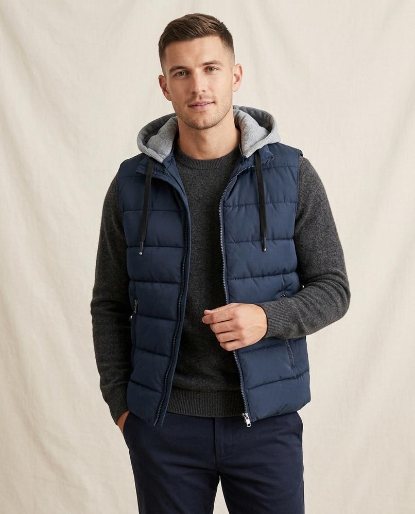 Lands Fashion - Zelid | Quilted Hooded Vest Men