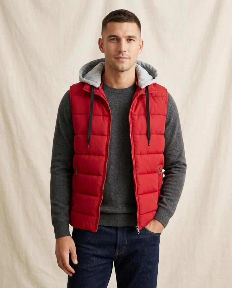 Lands Fashion - Zelid | Quilted Hooded Vest Men