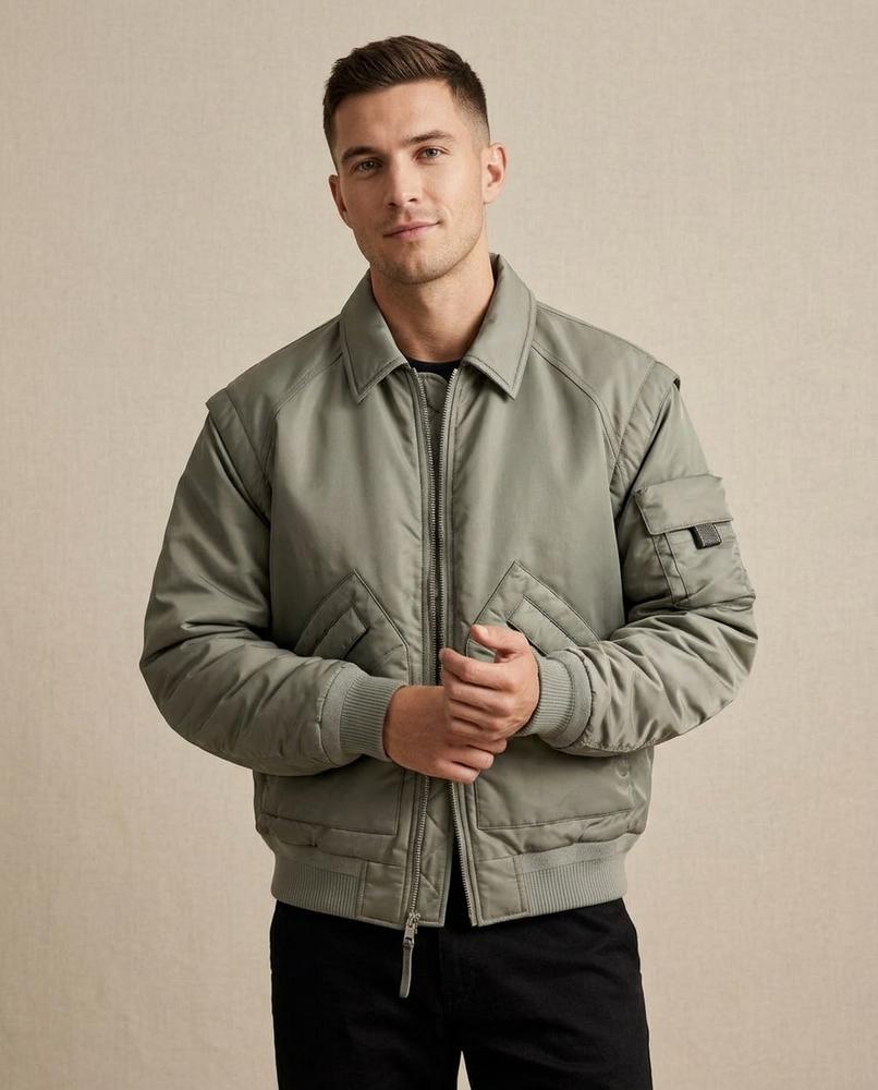 Lands Fashion - Sunon | Padded Zip-Up Jacket Men