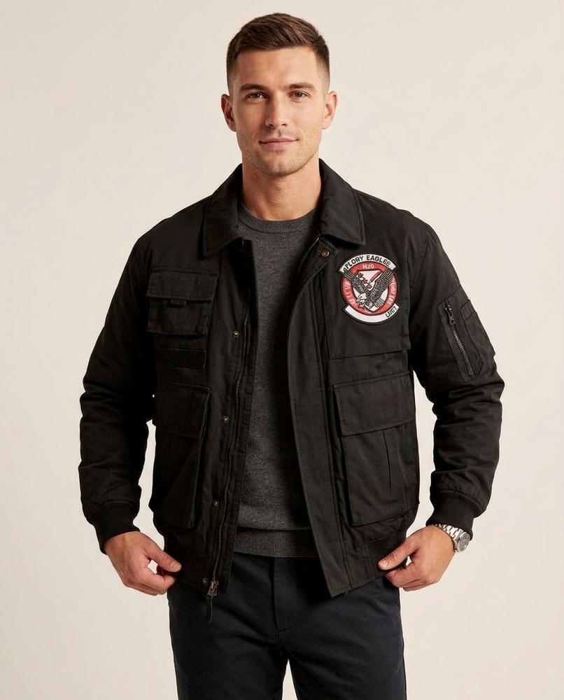 Lands Fashion - Lolud | Patched Multi-Pocket Jacket Men