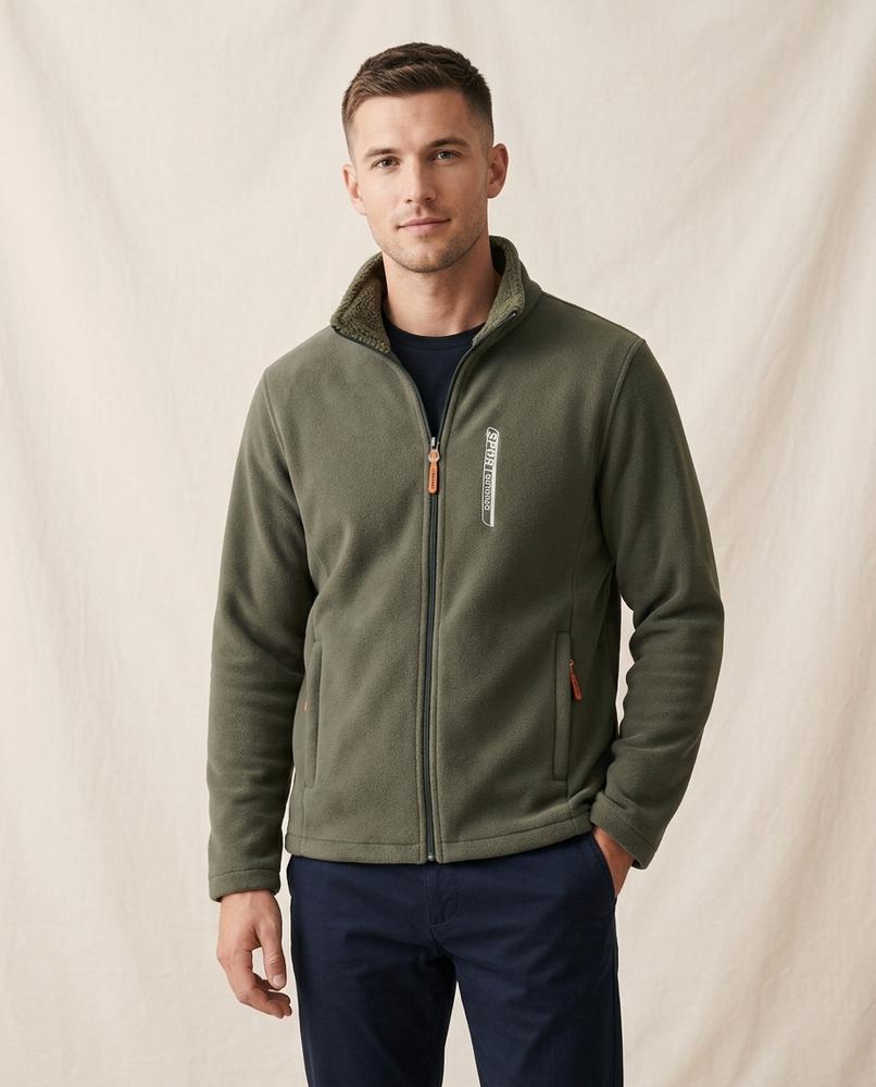 Lands Fashion - Vegik | Zip-Up Lined Jacket Men