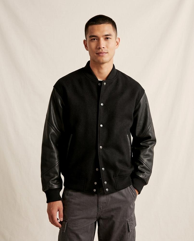 Lands Fashion - Zilus | Mixed-Material Snap-Button Jacket Men