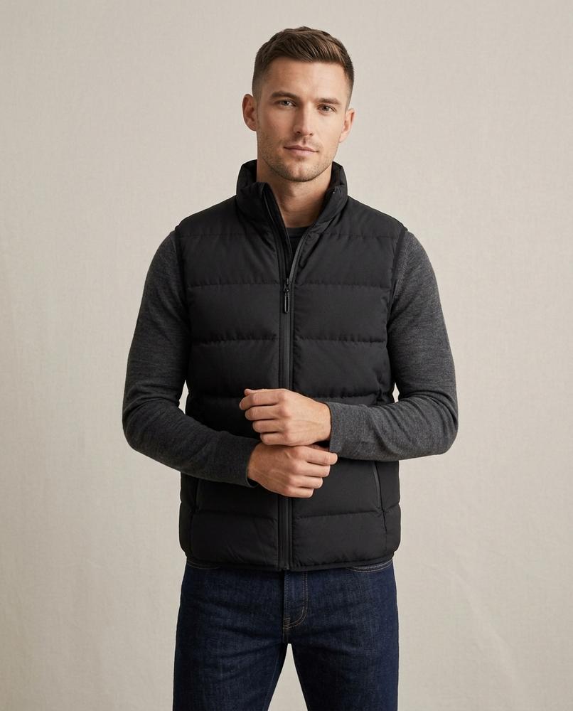 Lands Fashion - Vefiv | Quilted Zip-Up Vest Men