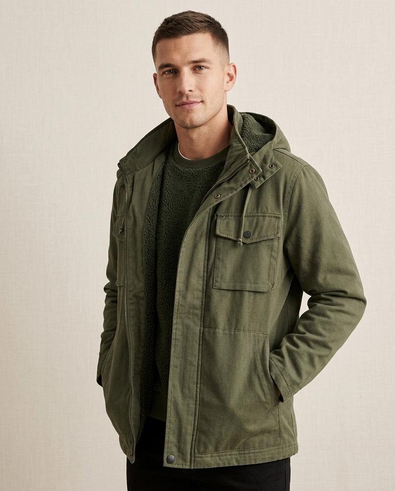 Lands Fashion - Rasus | Lined Hooded Jacket Men
