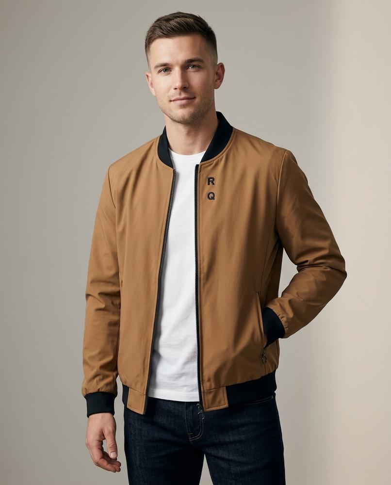 Lands Fashion - Kulud | Zip-Up Slim-Fit Jacket Men