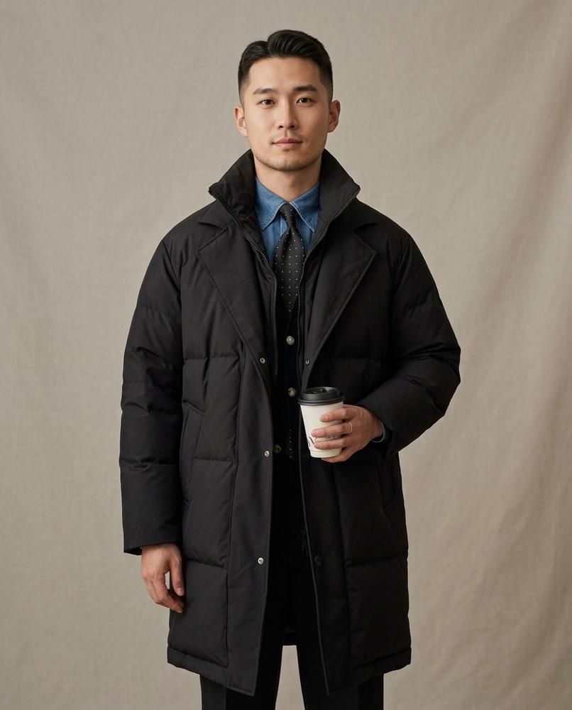 Lands Fashion - Zinam | Quilted Padded Coat Men