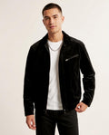 Lands Fashion - Nuhas | Velvet Zip-Up Jacket Men