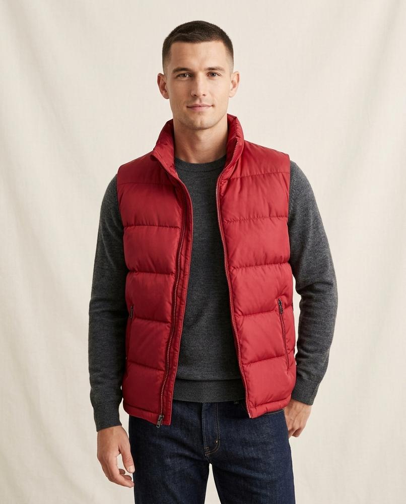 Lands Fashion - Nihas | Quilted Zip-Up Vest Men