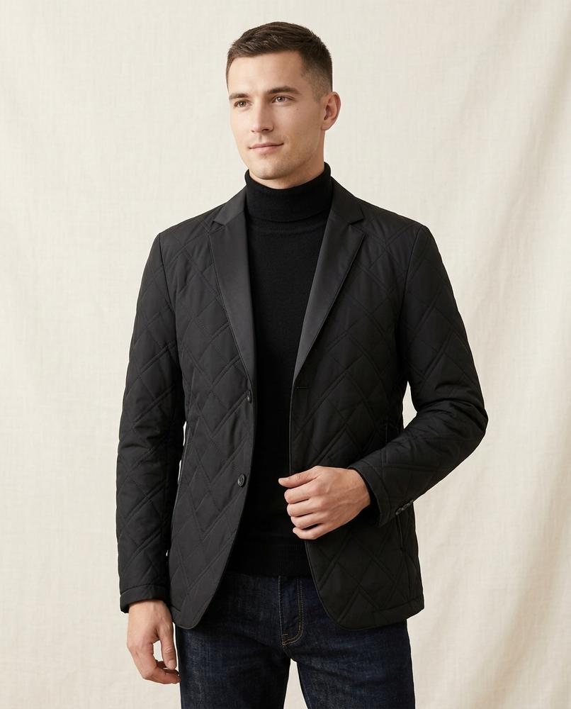 Lands Fashion - Nupot | Quilted Tailored Blazer Men