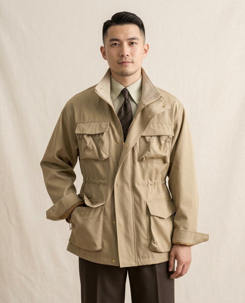 Lands Fashion - Kekum | Multi-Pocket Drawstring-Waist Jacket Men
