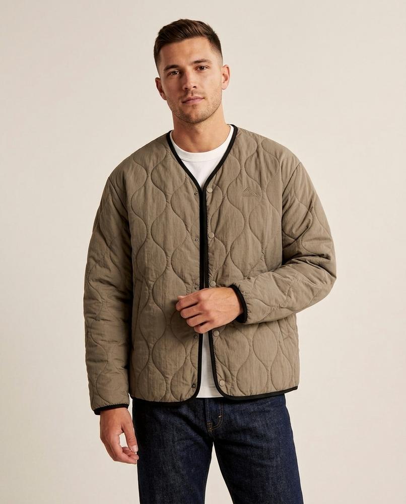 Lands Fashion - Rihus | Quilted Collarless Jacket Men