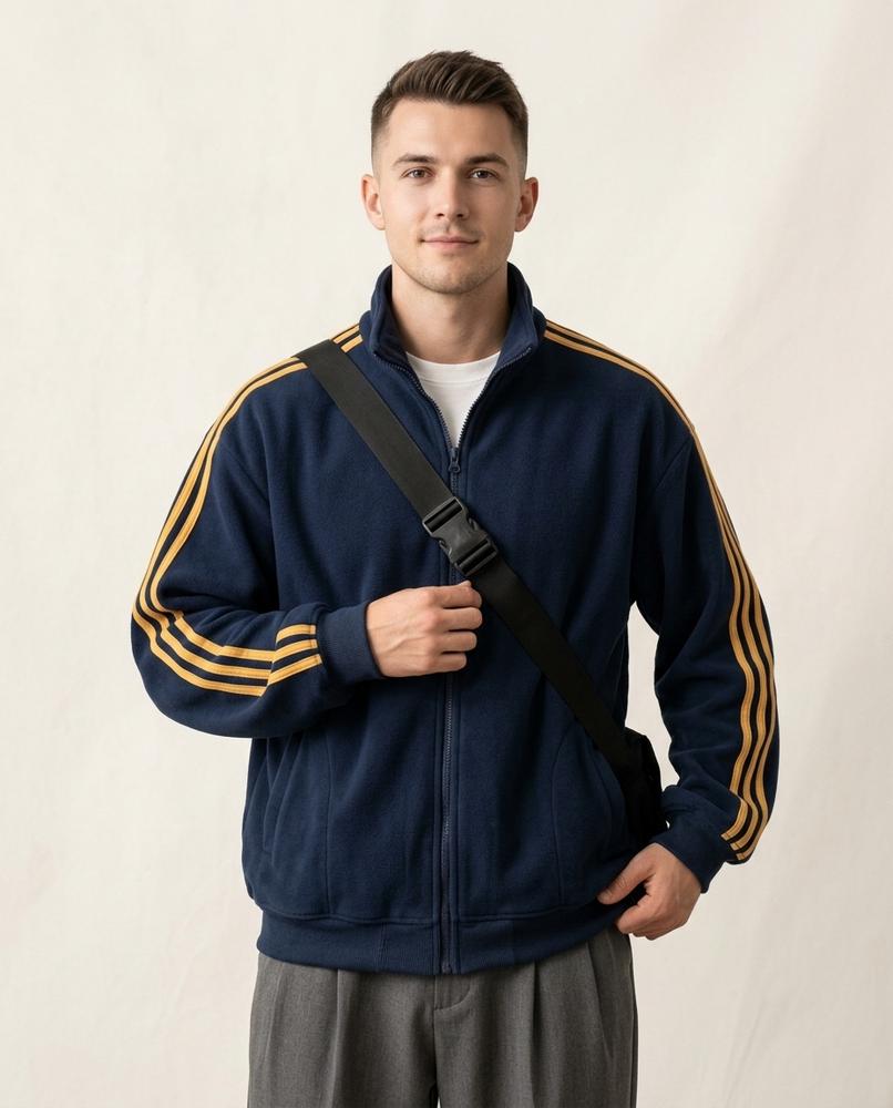 Lands Fashion - Sewam | Zip-Up Striped Jacket Men