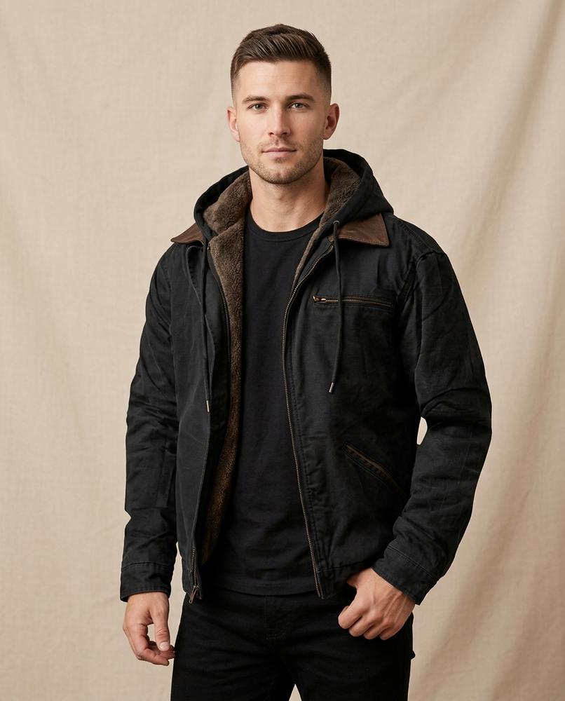 Lands Fashion - Vuwum | Hooded Lined Jacket Men