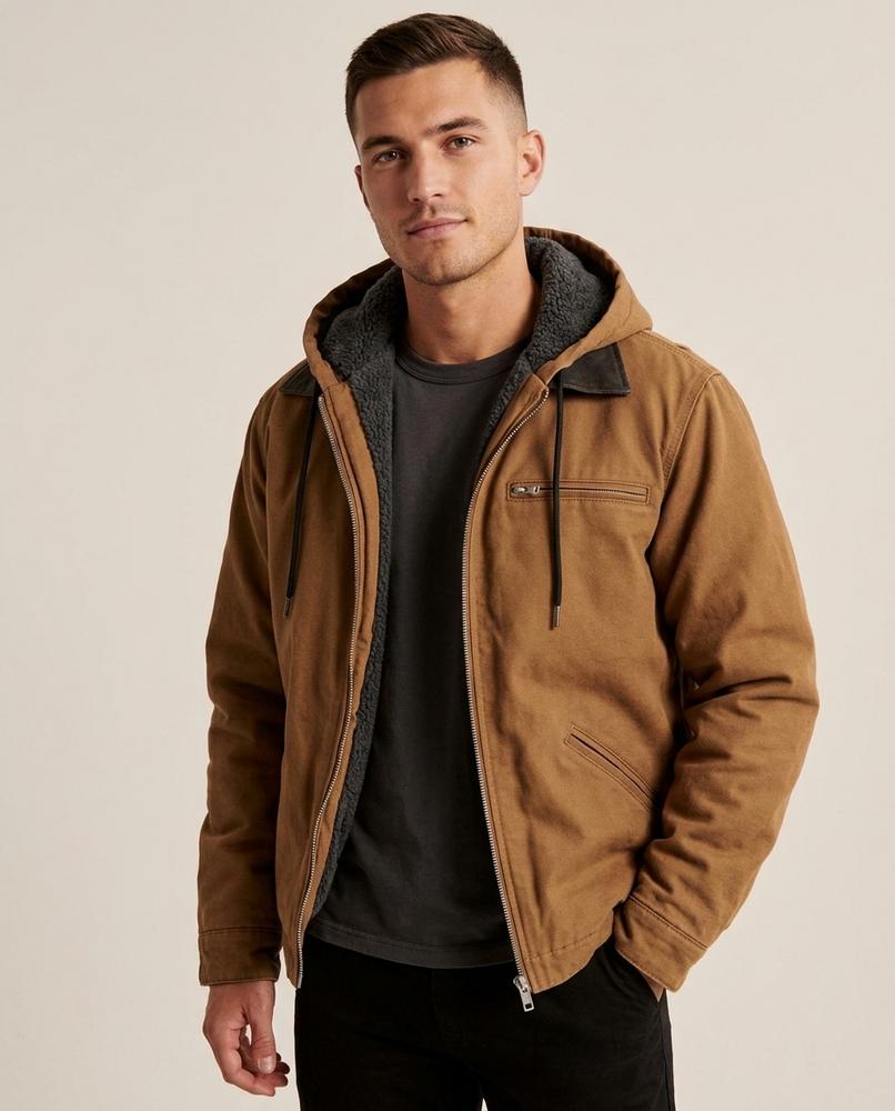 Lands Fashion - Vuwum | Hooded Lined Jacket Men