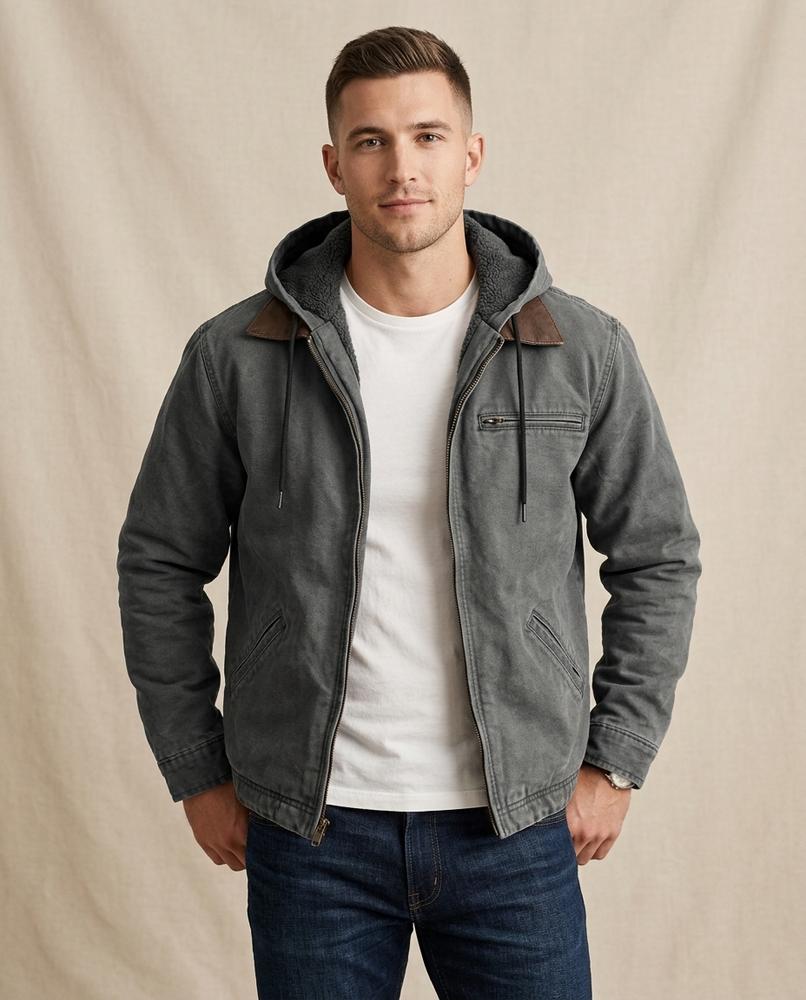 Lands Fashion - Vuwum | Hooded Lined Jacket Men