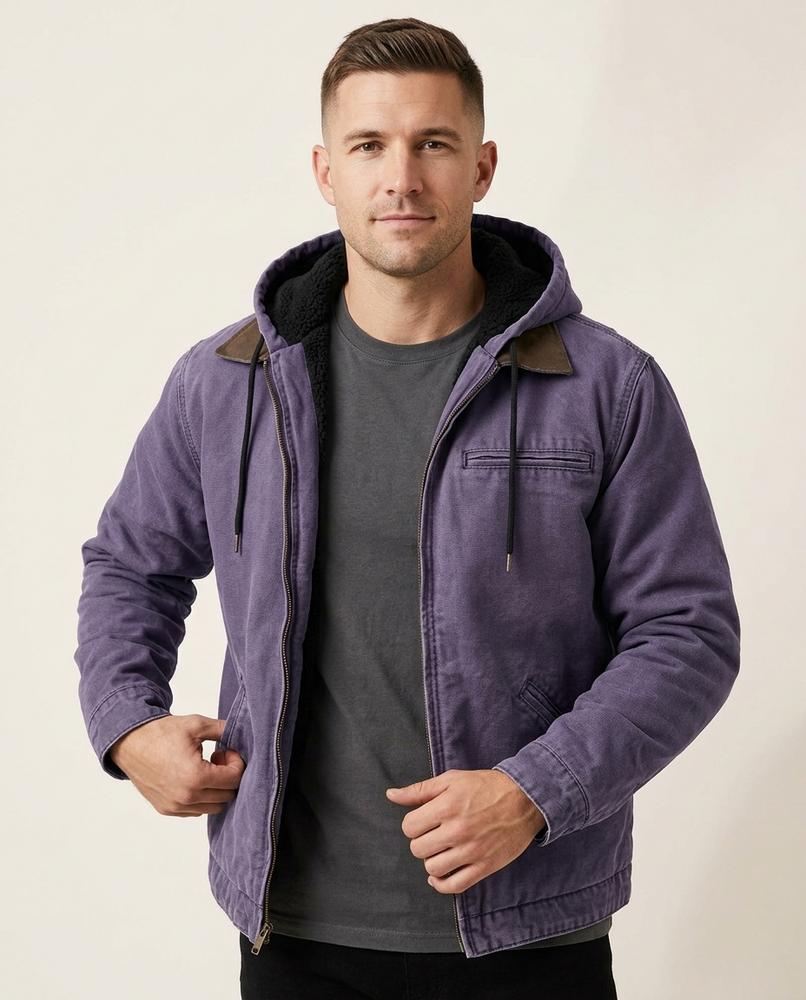 Lands Fashion - Vuwum | Hooded Lined Jacket Men
