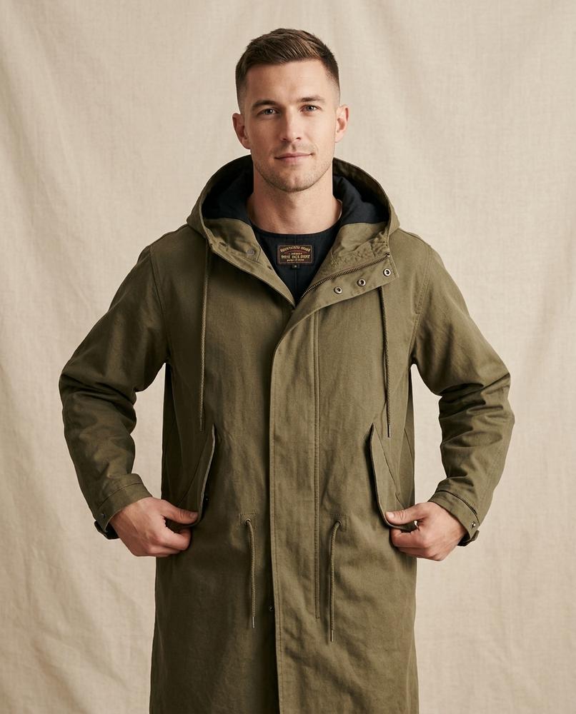 Lands Fashion - Divek | Hooded Cotton Coat Men
