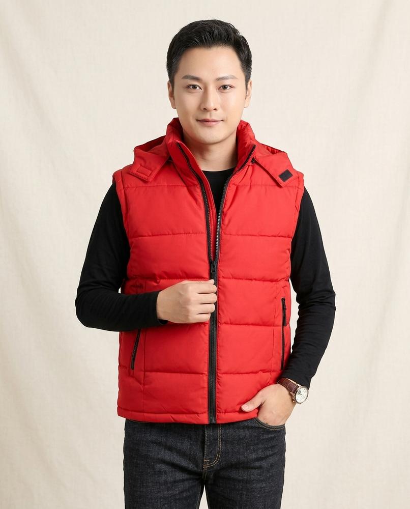 Lands Fashion - Lakot | Quilted Hooded Vest Men