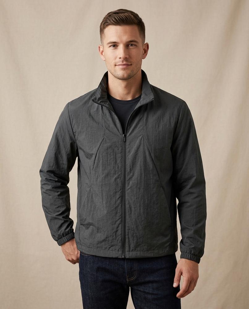 Lands Fashion - Kekar | Mesh-Lined Zip-Up Jacket Men
