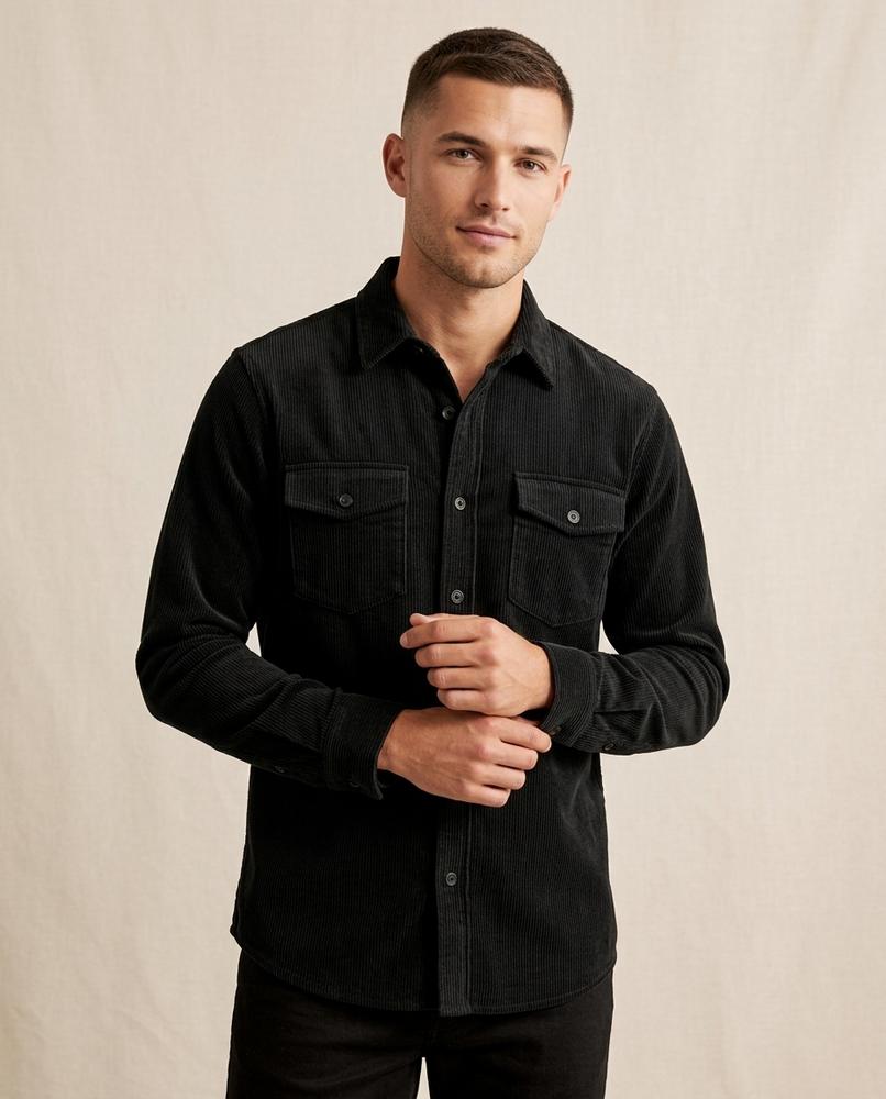 Lands Fashion - Vaner | Corduroy Long-Sleeved Shirt Men
