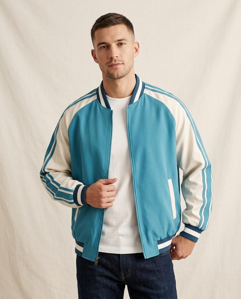 Lands Fashion - Yuvok | Two-Tone Striped Jacket Men
