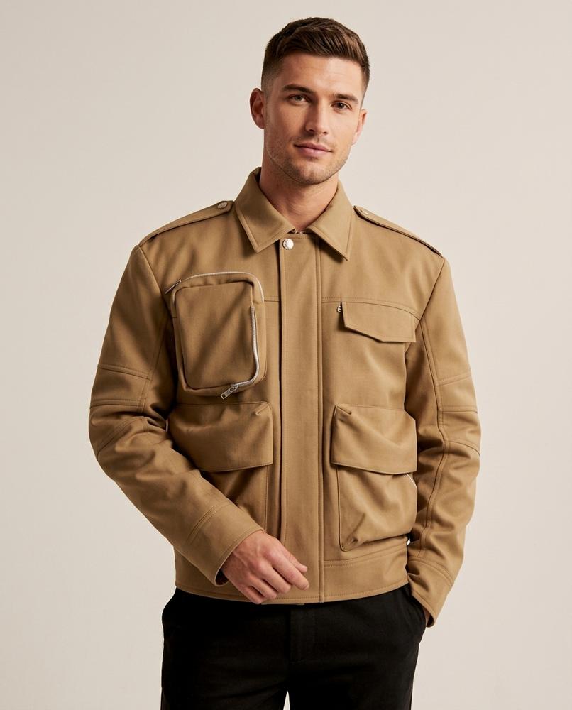 Lands Fashion - Eobon | High-Neck Multi-Pocket Jacket Men