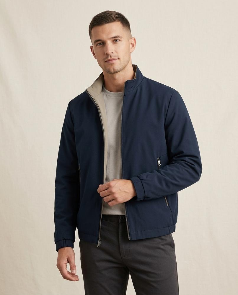 Lands Fashion - Rigek | Zip-Up Lined Jacket Men