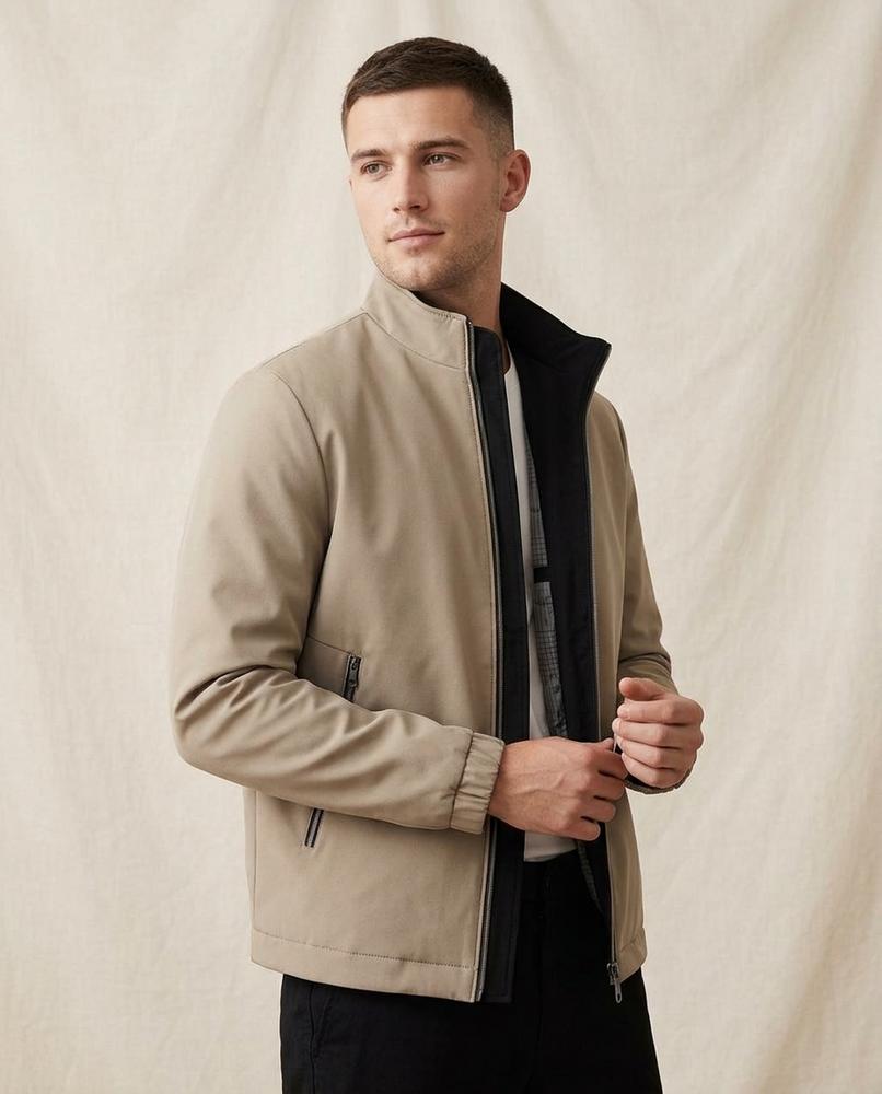 Lands Fashion - Rigek | Zip-Up Lined Jacket Men