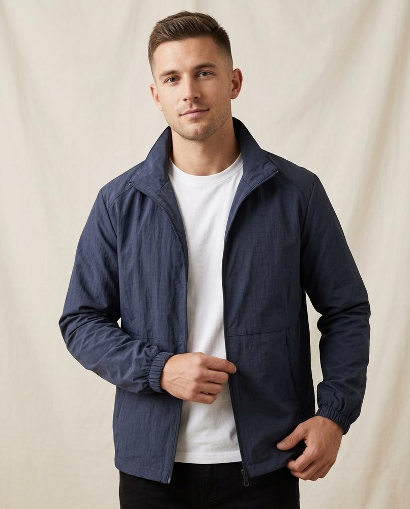 Lands Fashion - Damir | Zip-Up Stand-Collar Jacket Men