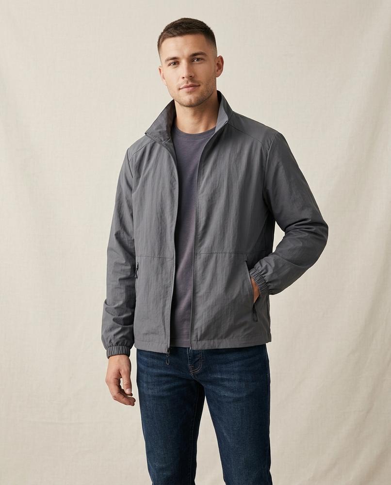 Lands Fashion - Damir | Zip-Up Stand-Collar Jacket Men