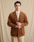 Lands Fashion - Muvom | Corduroy Single-Breasted Blazer Men