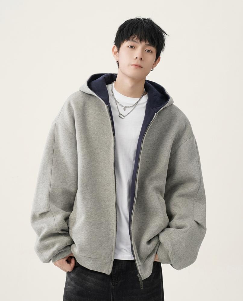 Lands Fashion - Kunon | Zip-Up Hooded Jacket Unisex