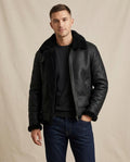Lands Fashion - Rezem | Shearling-Lined Zip-Up Jacket Men