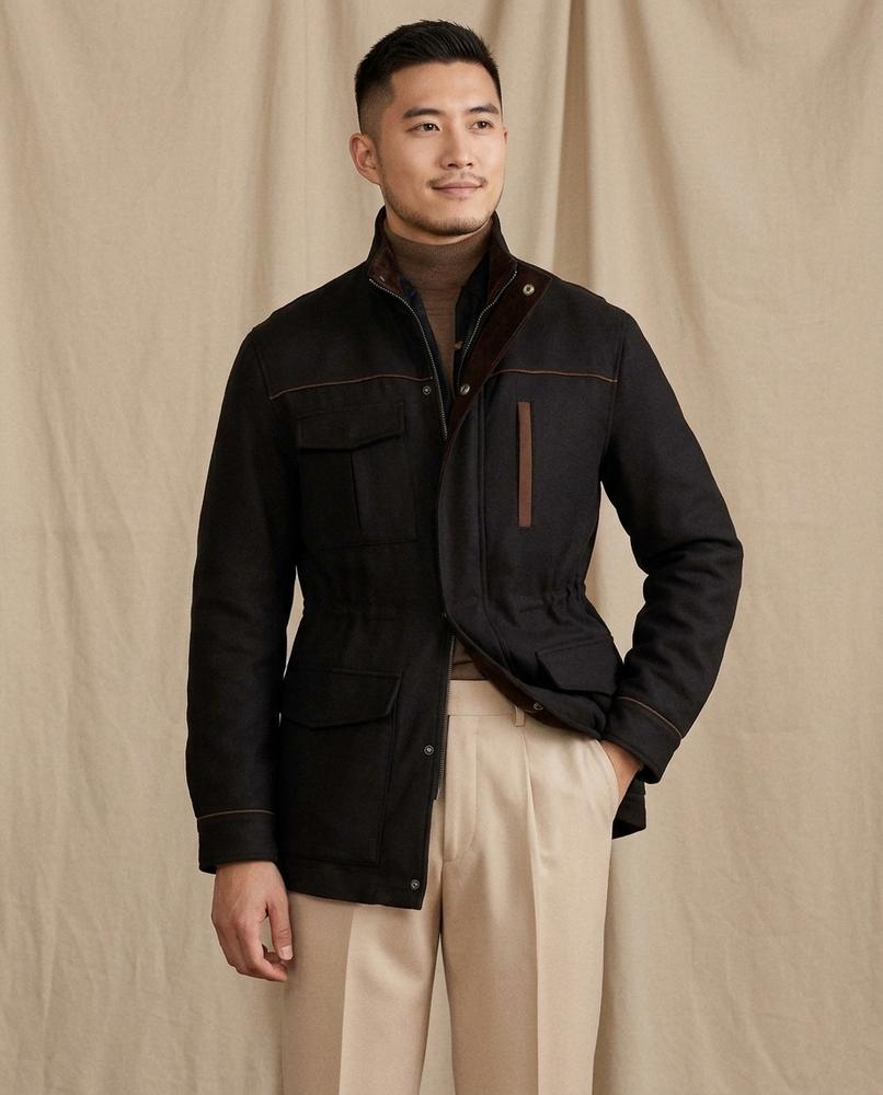 Lands Fashion - Lusar | Wool-Blend Field Jacket Men