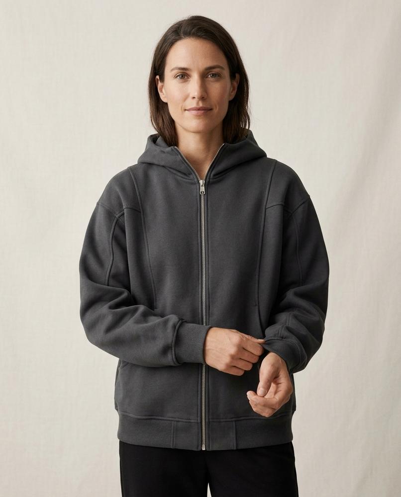 Lands Fashion - Kitov | Zip-Up Structured Hoodie Women