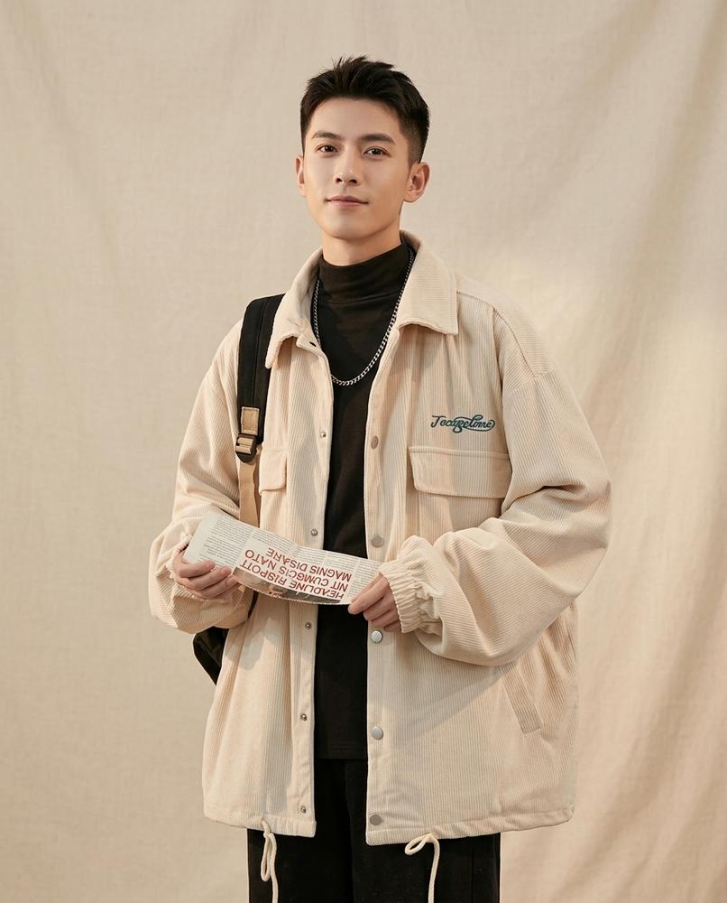 Lands Fashion - Sowus | Corduroy Loose-Fit Jacket Men
