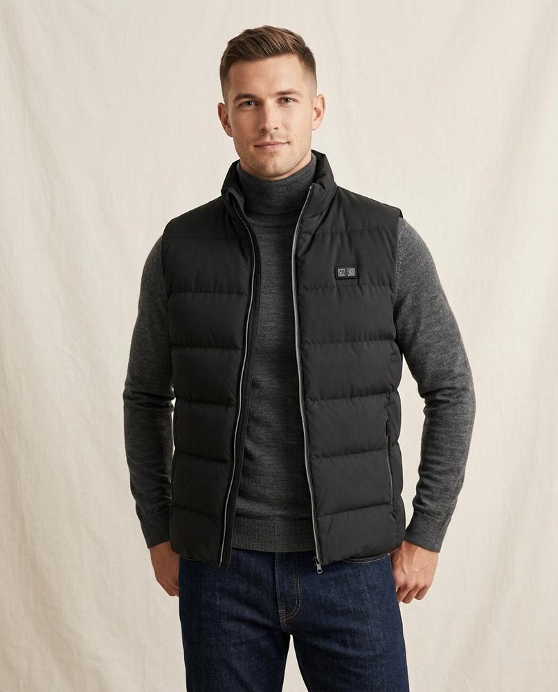 Lands Fashion - Nusuk | Heated Quilted Vest Men