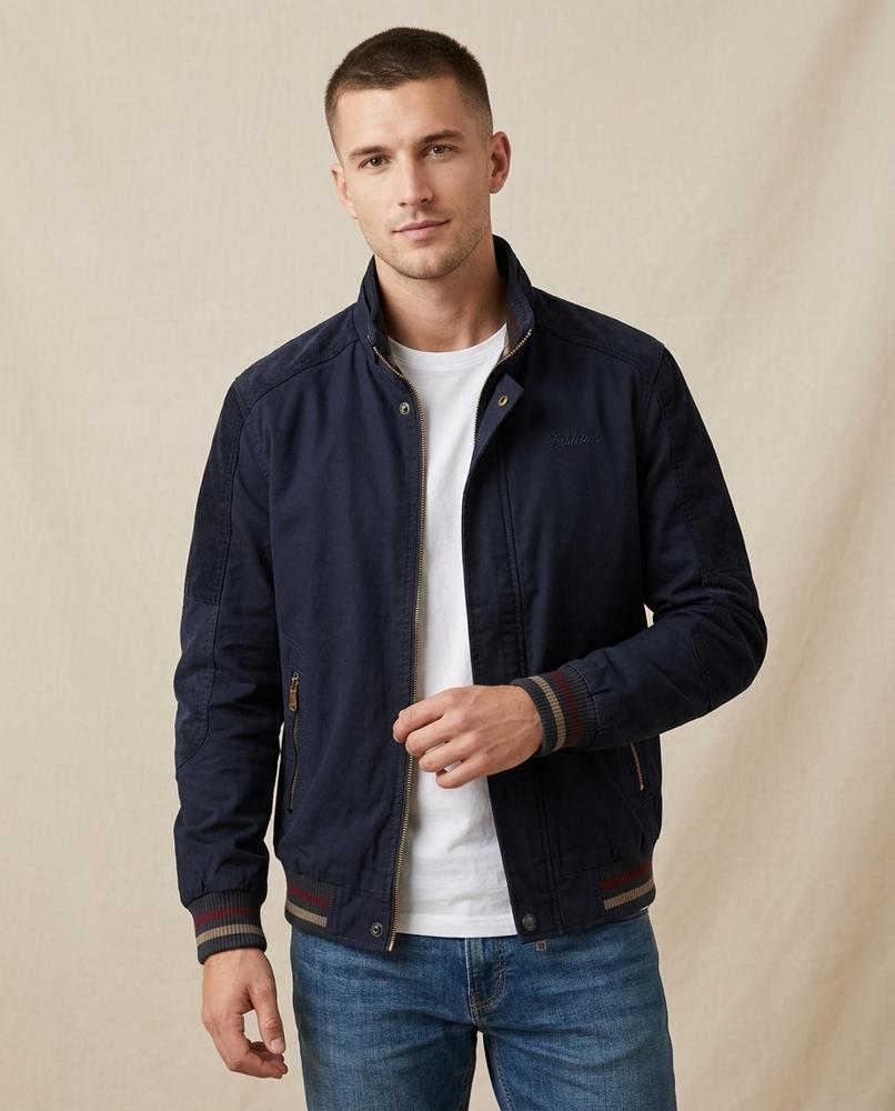 Lands Fashion - Vawat | Cotton Full-Zip Jacket Men