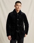 Lands Fashion - Lubev | Plush Button-Front Jacket Men