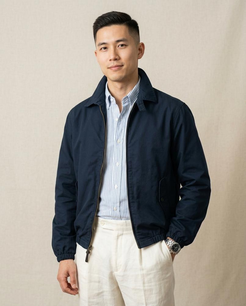 Lands Fashion - Revek | Zip-Up Collared Jacket Men