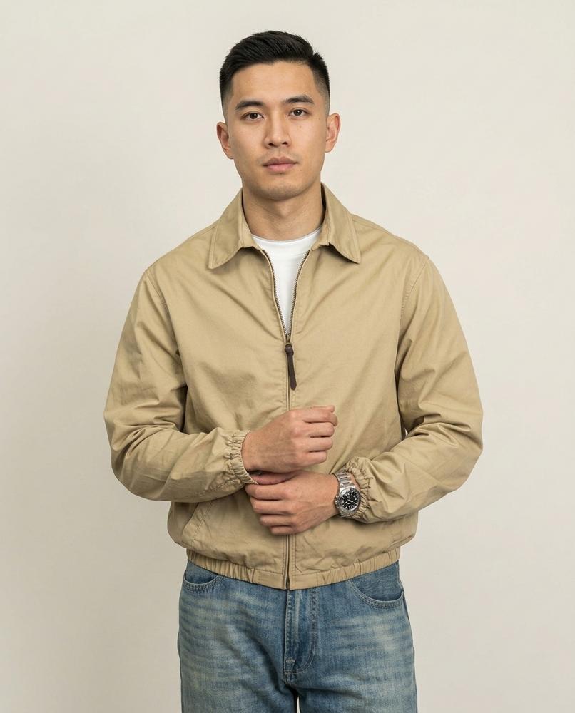 Lands Fashion - Revek | Zip-Up Collared Jacket Men