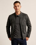 Lands Fashion - Duror | Faux Suede Quilted Jacket Men