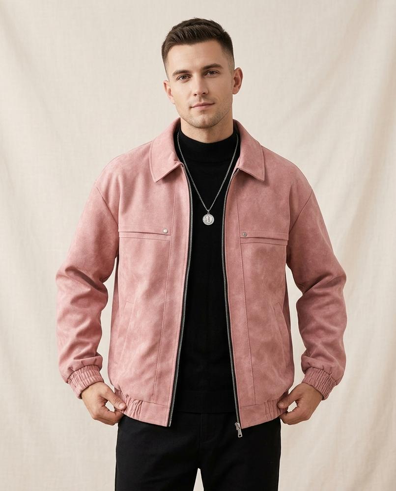 Lands Fashion - Mevad | Zip-Up Collared Jacket Men