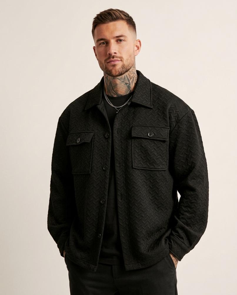 Lands Fashion - Maziv | Jacquard Button-Front Jacket Men