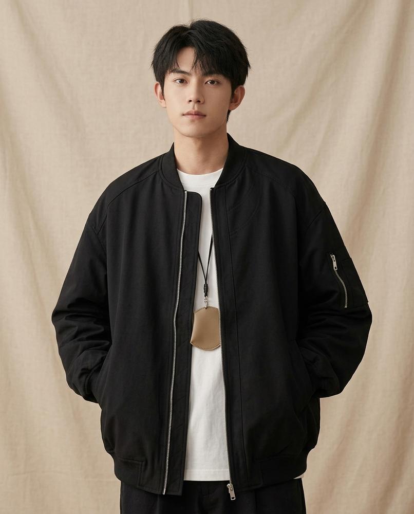 Lands Fashion - Yuvod | Zip-Up Lined Jacket Men