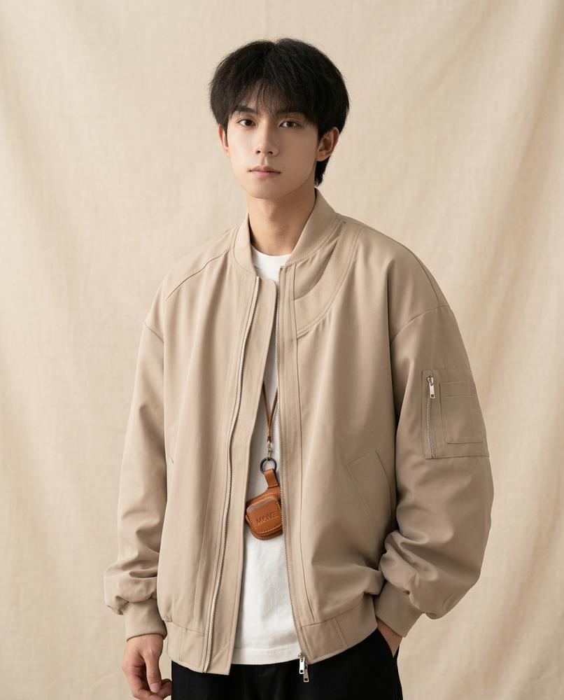 Lands Fashion - Yuvod | Zip-Up Lined Jacket Men