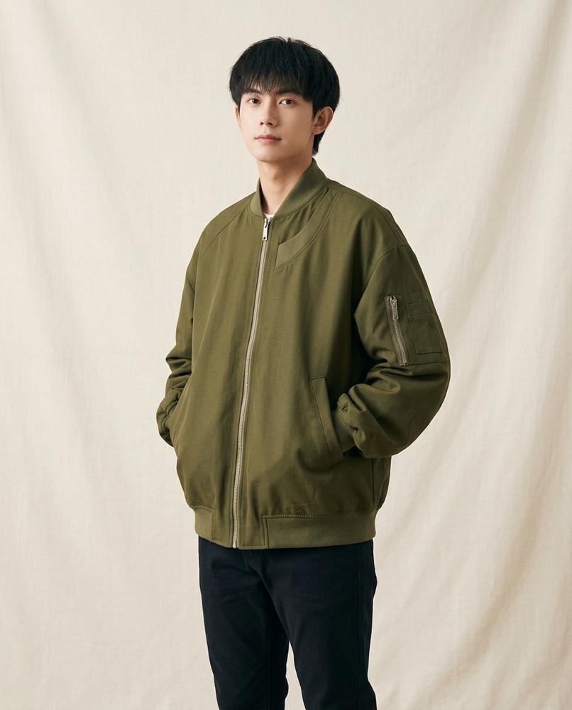 Lands Fashion - Yuvod | Zip-Up Lined Jacket Men